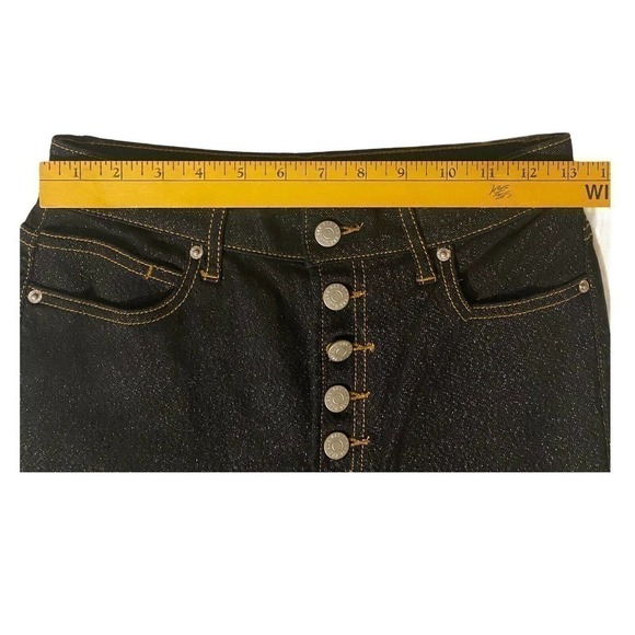 BDG Urban Outfitters Size 28 Black Button Fly High Waist Skinny Women's Jeans - Picture 7 of 10